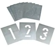 Dy-Mark ZINC STENCIL SET A-Z Solvent Resistant *Aust Brand- 50mm, 64mm Or 75mm