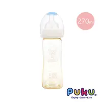 在飛比找蝦皮商城優惠-PUKU藍色企鵝 母乳實感寬口PES方型奶瓶270ml