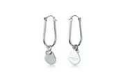 Radiant Grey Dreams Stainless Steel Earrings