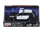 2015 Ford Police Interceptor Utility 1/43 Diecast Model Car Black White by Mo...