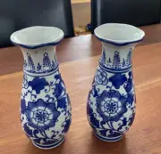 Beautiful Chinese-Japanese vase Colbalt Blue FLOWER VACE (LOT OF 2)
