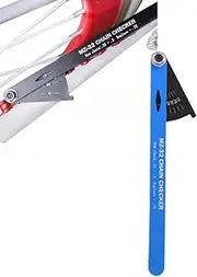 Gugxiom Bike Chain Checker, Bicycle Chain Wear Indicator, Aluminum Alloy Chain Checker Tool, for Detecting The Length and Angle of The Chain, Compatible with Most Bicycle Chains