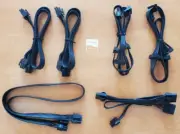 NEW Seasonic Badge Modular Cable Kit 2 SATA 1 Molex 2 PCIe (6+2) 1 CPU (4+4)