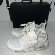 NEW Adidas NMD R1 Crystal White Iridescent Blue GV7351 Kids 7