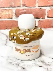 S'mores Butter Slime ~DIY Clay ~Soft ~ Scented ~ Stretchy~ Slime Shops ~ASMR