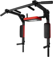 Multifunctional Wall Mounted Pull Up Bar Chin Up bar Dip Station for Indoor Home