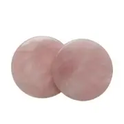 SET OF (2) PINK Round 2" Jade Stone Eyelash Extension Glue+PAPER TAPE FREE SHIP