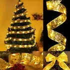 5M/10M Xmas Ribbon LED Lights Glow String Lights Xmas Tree Home Garden Party