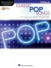 Classic Pop Songs Viola Instrumental Play-Along Book and Audio NEW 000244250