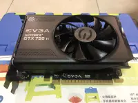 在飛比找露天拍賣優惠-艾維克 EVGA Geforce GTX750ti 2G 顯