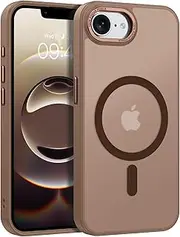 YINLAI for iPhone 16e Case 2025, [Compatible with Wireless Charging] Skin-Friendly Touch Slim Shockproof Protective Phone Cases for iPhone 16e 6.1", Desert Titanium
