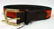 Auburn University AU Canvas & Leather Belt 34 36 40 42 44 Go Tigers NCAA A-14