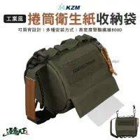 在飛比找momo購物網優惠-【KZM】工業風捲筒衛生紙收納套(捲筒衛生紙 紙巾套 收納包