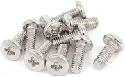 uxcell M4 x 10mm TV Computer LCD Monitor Stand Mounting Phillips Head Screw 10pcs