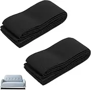 Hnvdkln 2 Pcs Under Couch Blocker Reusable Couch Toy Blocker for Furniture Stop Things from Going Under Sofa Bed Black 8cmx3.35m(Volume 2,Black)