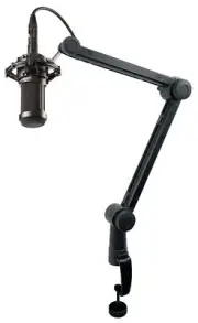 Audio Technica AT2035 Condenser Studio Recording Microphone+Pro Mic Boom Arm