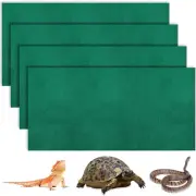 4 Pcs 24 X 47 Reptile Carpet Floor Liners Bedding Substrate Mat for Terrarium