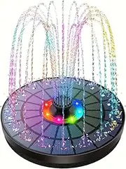 Outdoor Water Feature 5.5W Solar Fountain Pump for Bird Bath/Pool DIY Solar Water Fountain with Battery for Garden Decoration Pond Water Features