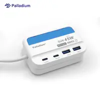 在飛比找PChome24h購物優惠-Palladium PD 45W 4port USB快充電源