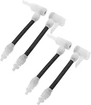 TOGEVAL Portable Bike Tire Valve Adapters Pcs Set Compatible Air Compressors Car Chuck Bike Pumps