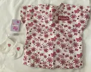 NEW American Girl Doll Doctor Hospital Gown with Get Well Card, Socks, Bracelet