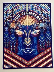 Foo Fighters Seattle WA Poster 2024 Official AP Rock Metallica Primus Sphere