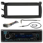 Kenwood 1-DIN Bluetooth CD/MP3 Receiver W/Kit, Antenna Adapter, Wiring Harness