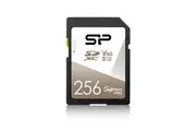 SP Silicon Power V60 for 4K UHD Video 256GB SD Memory Card up to 280MB/s read for DSLR camera/HD camcorder/3D camera, SDXC UHS-II, C10, U3, V60