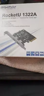 HighPoint RocketU 1322A 2-Port USB 3.1 PCIe 2.0 Host Adapter