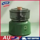 New Electric Garlic Masher Mincer 350ml Food Chopper Mud Meat Grinder (Green)