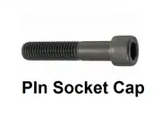 Qty 1 Socket Head Cap M5 (5mm) x 60mm Plain Screw Bolt 12.9 Grade Black Allen