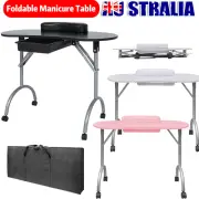 Portable Foldable Manicure Table Beauty Salon Mobile Technician Work Laptop Desk