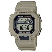 在飛比找森森購物網優惠-【CASIO 卡西歐】電子錶 樹脂錶帶 十年電力 防水100