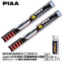 在飛比找蝦皮商城優惠-PIAA NISSAN MARCH K11 超強力矽膠潑水鐵