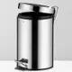 《KELA》不鏽鋼腳踏式垃圾桶(亮銀3L) | 回收桶 廚餘桶 踩踏桶