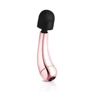 Rosy Gold Mini Curve Wand Vibrator