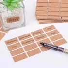 36/96pcs Self-adhesive Spice Jar Label Stickers Refrigerator