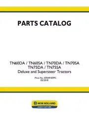 NEW HOLLAND TN60DA TN60SA TN70DA TN70SA TN75DA TN75SA PARTS CATALOG
