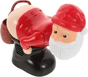 KOMBIUDA Santa Claus Bubble Machine Automatic Fart Bubble Blower for Fun Christmas Present Outdoor Play Large Bubble Maker for Parties Easy Holiday Entertainment