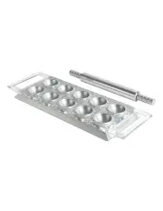 [Marcato] Ravioli Tablet with Rolling Pin Silver