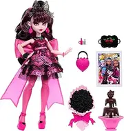 Monster High Draculaura Doll in Monster Ball Party Dress with Themed Accessories Like Chocolate Fountain