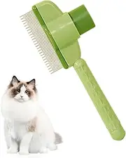 Flea Comb - Cat Deshedder Stainless Steel Teeth,Dog Groomer, Pet Hair Removal Brush, Pet Grooming Shedding Brush for Cleaning, Grooming