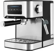 Espresso Coffee Machine, 20 Bar 1.6L Portable Stainless Steel Latte Cappuccino M