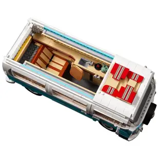 二手 LEGO 10279 福斯 Volkswagen T2 露營車 創意系列 樂高盒組 附全新裝飾用貼紙 說明書