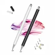 Stylus Pens for Touch Screens, 2 in 1 Magnetic High Sensitivity White/Black