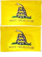 12" X 18" 12x18 Embroidered Dont Tread on Me Gadsden Boat Flag Double Sided 210D
