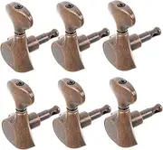 SWOOMEY 6pcs Acoustic Guitar Tuners Locking Tuning Keys String Tuning Key Bass Tuning Pegs Universal Compatibility
