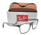 Ray-Ban RB4349I 6449/11 Grey Frames Reading Glasses/Bifocal/Progressive Lenses