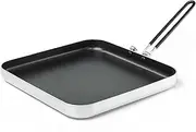 GSI Outdoors Bugaboo High-Performance Ceramic Coated 10" Square Fry Pan with SureLock™ Folding Handle