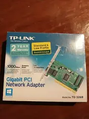 303-TP-LINK TG-3269 10/100/1000Mbps Gigabit PCI Network Adapter NEW